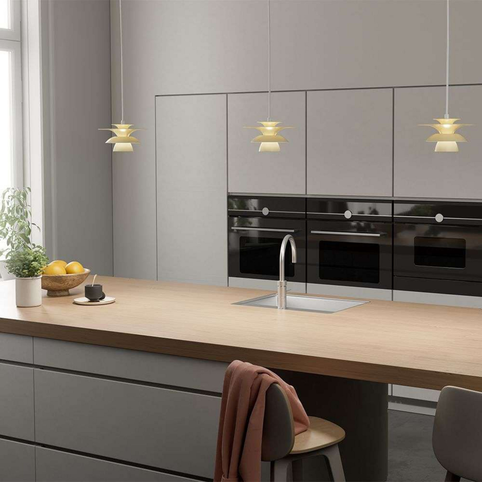 Alternativ bild 1 för Belid - Picasso Taklampa Ø18 Ljus Honey